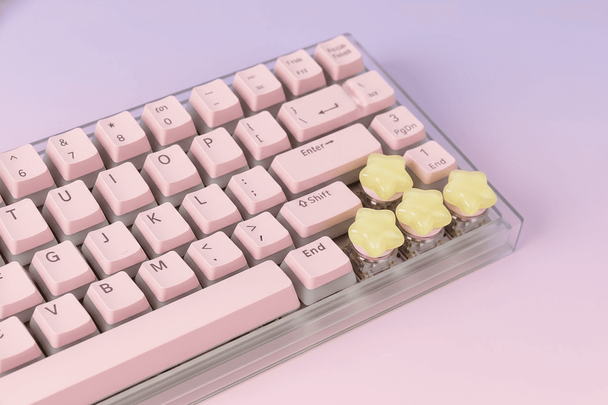 Starry Glow Artisan Keycaps Set