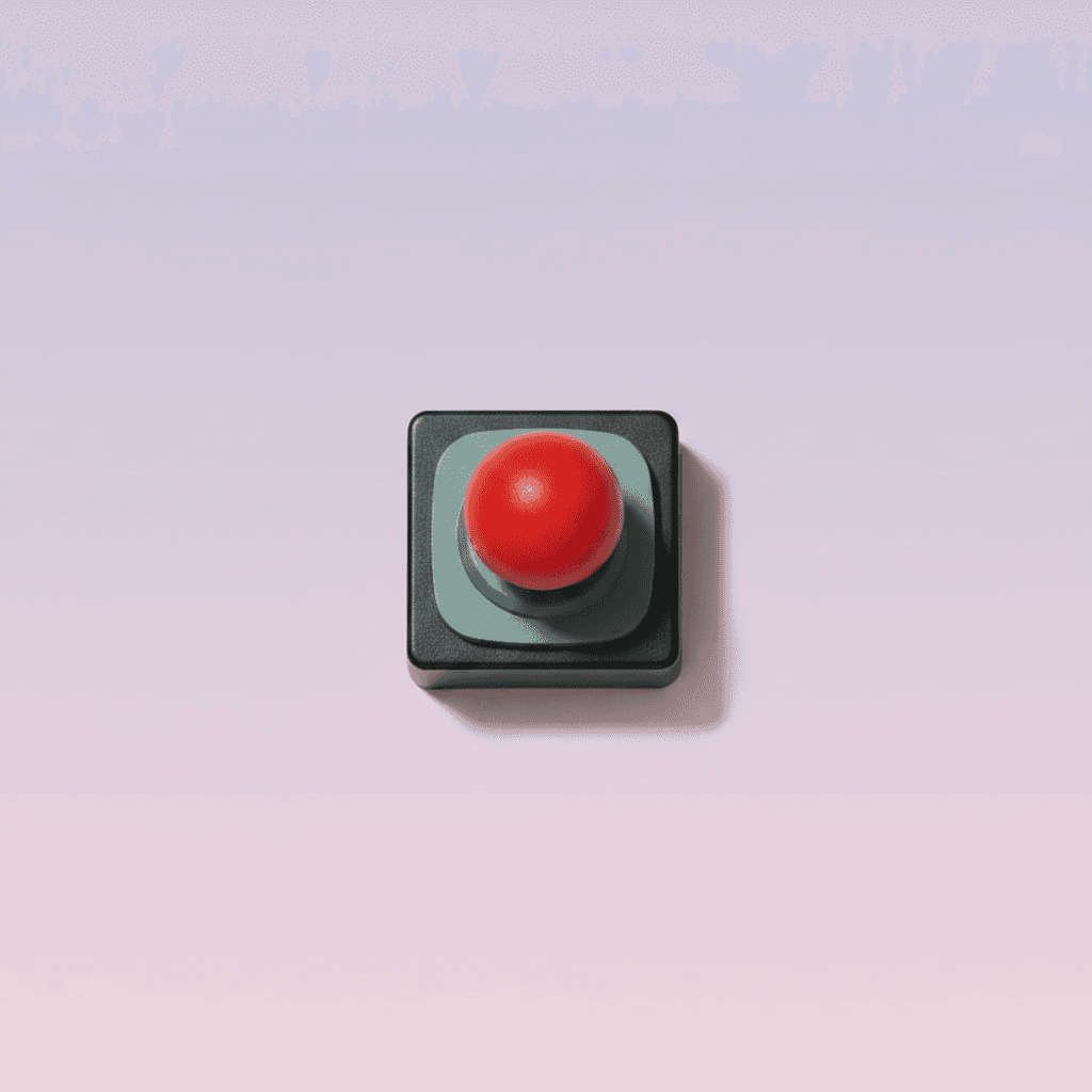 Arcade Red Ball Top Joystick Keycap — view 3